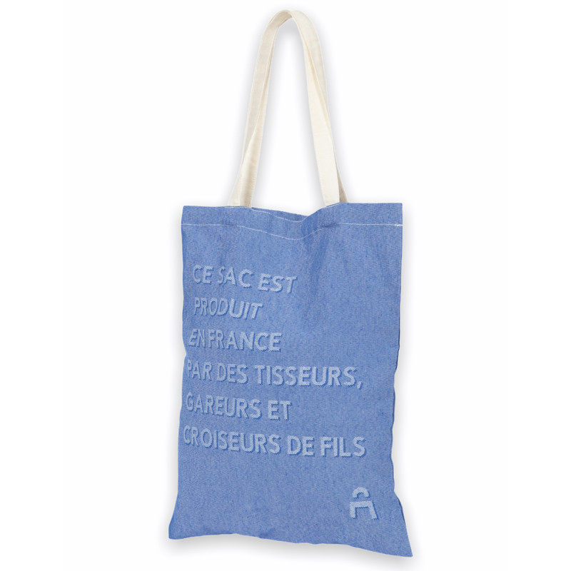 Tote bag classique en chaîne blanche Tote bag classique en chaîne blanche