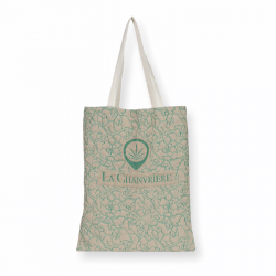 Tote bag classique composé en chanvre recyclé, personnalisable et tissé en France